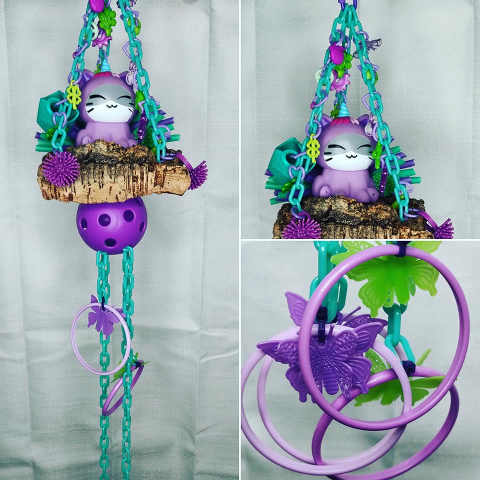 Cork Bark Enrichment Toy