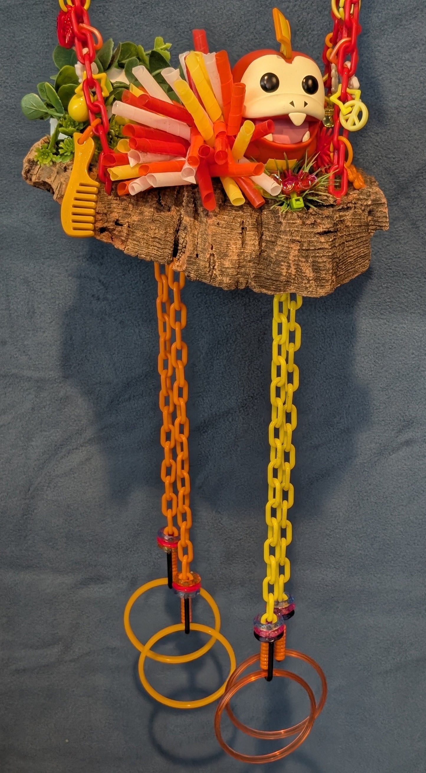 Cork Bark Enrichment Toy