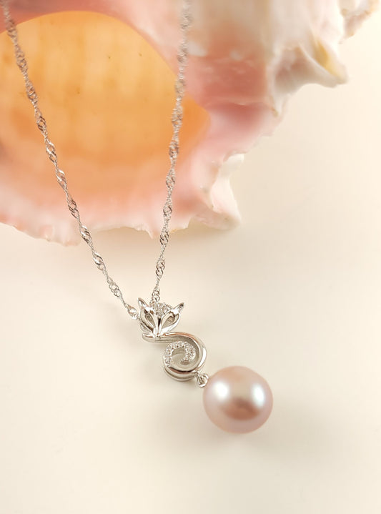 Leucistic Sugar Glider Pearl Pendant