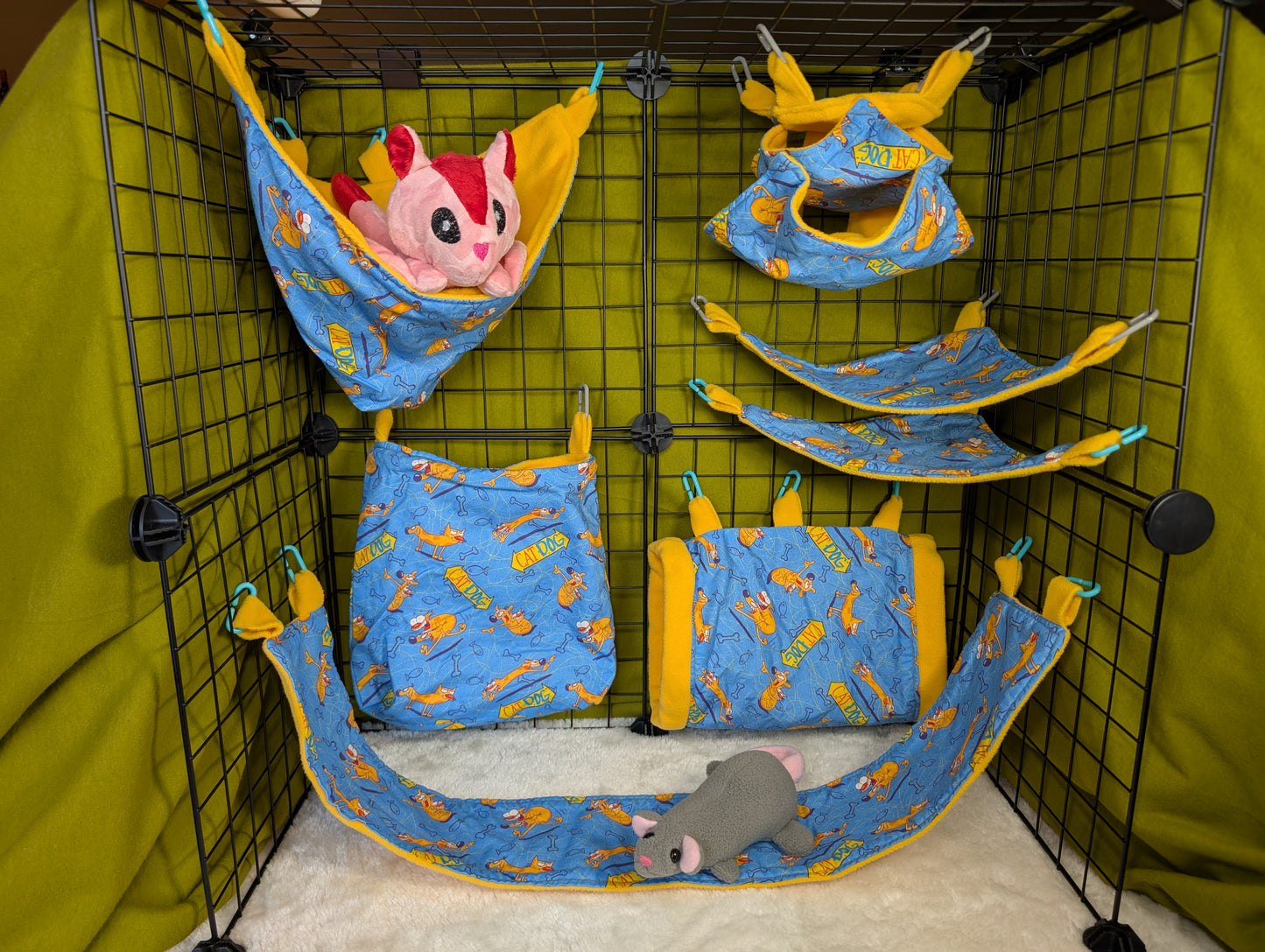 Nickelodeon CatDog 7-Piece Cage Set
