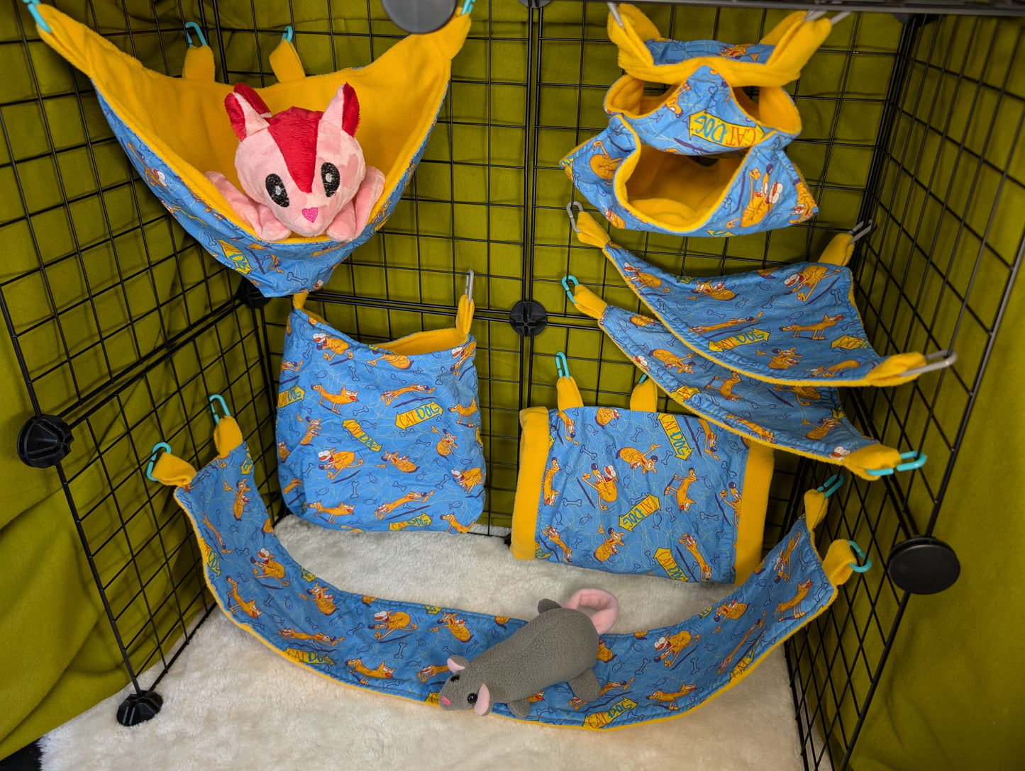 Nickelodeon CatDog 7-Piece Cage Set
