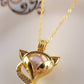 Adorable Sugar Glider Pearl Locket